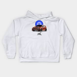 honda civic typeR fk orange Kids Hoodie